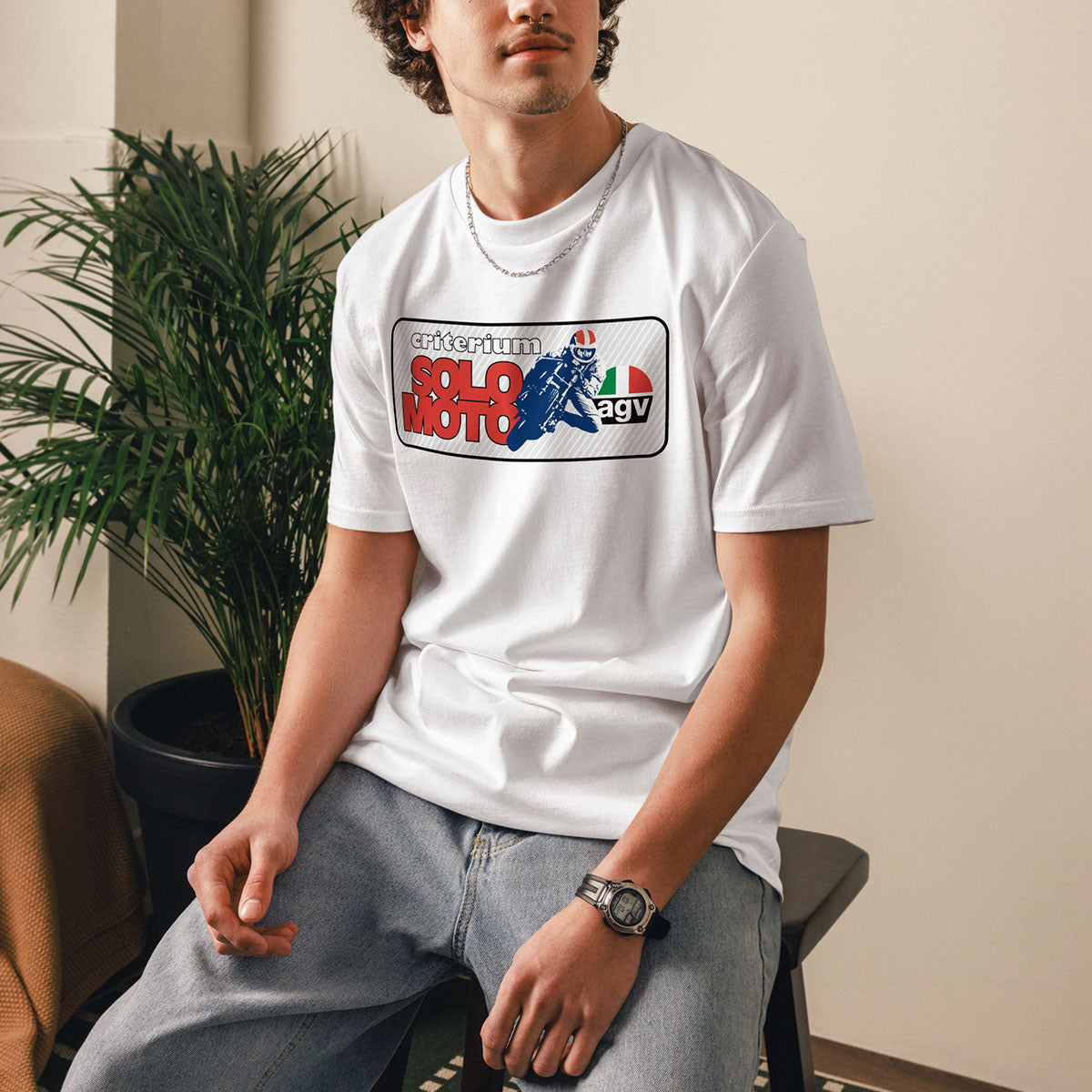 [502] BONAIGUA TRIAL Criterium Solo Moto · Camiseta m/corta · MEDIUM · Unisex · White