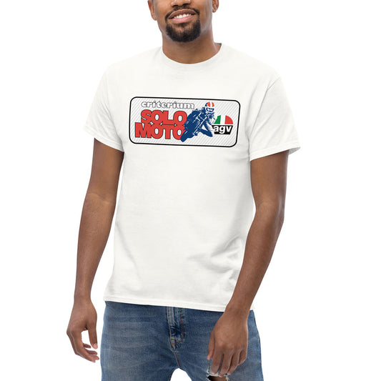 [508] MOTOR VINTAGE Criterium Solo Moto · Camiseta m/corta · BASIC · Unisex · White