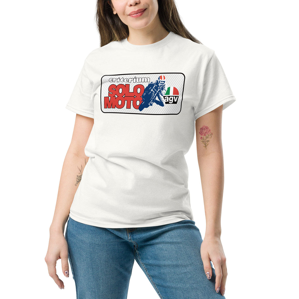 [503] BONAIGUA TRIAL Criterium Solo Moto · Camiseta m/corta · BASIC · Unisex · White