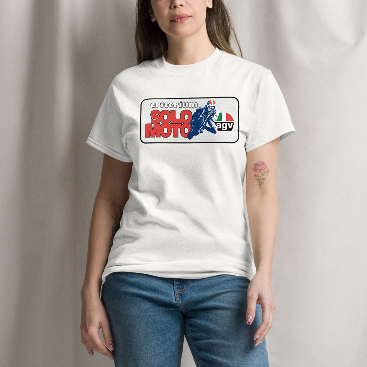 [503] BONAIGUA TRIAL Criterium Solo Moto · Camiseta m/corta · BASIC · Unisex · White