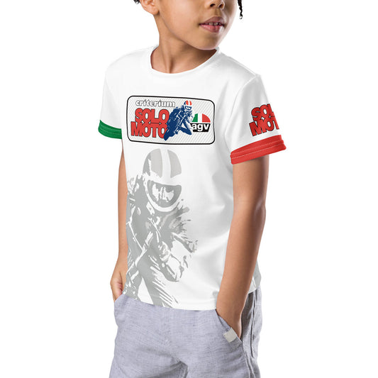 [511] MOTOR VINTAGE Criterium Solo Moto · Camiseta m/corta · PREMIUM · Niño · All-Over-Print