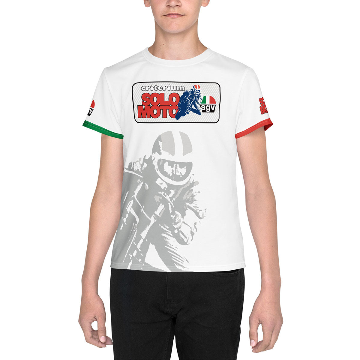[507] BONAIGUA TRIAL Criterium Solo Moto · Camiseta m/corta · PREMIUM · Adolescente · All-Over-Print