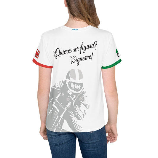 [512] MOTOR VINTAGE Criterium Solo Moto · Camiseta m/corta · PREMIUM · Adolescente · All-Over-Print