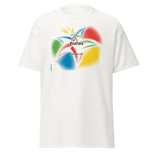 [514] BLANES/BLANENCS Més que mar · Camiseta m/corta · BASIC · Unisex · White