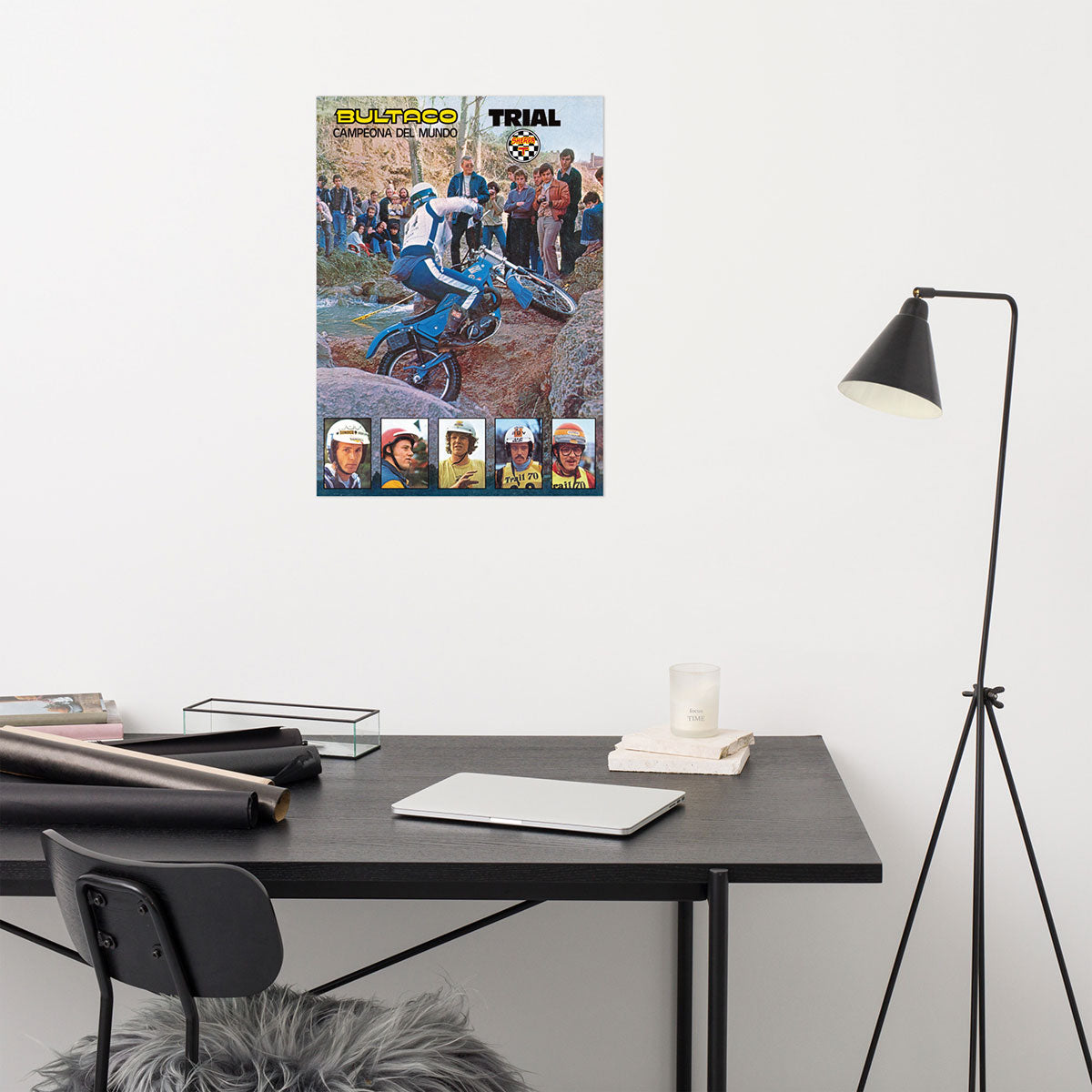 [516] SHERPA T · Equipo Trial BULTACO · Póster mate 50x70 cm · BASIC