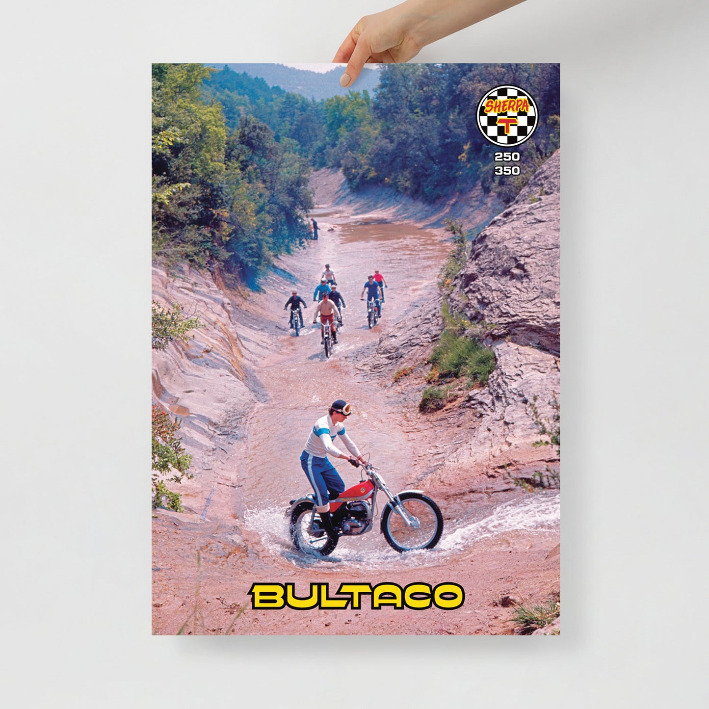 [532] SHERPA T · Bultaco Sherpa T · Póster mate 50x70 cm · BASIC
