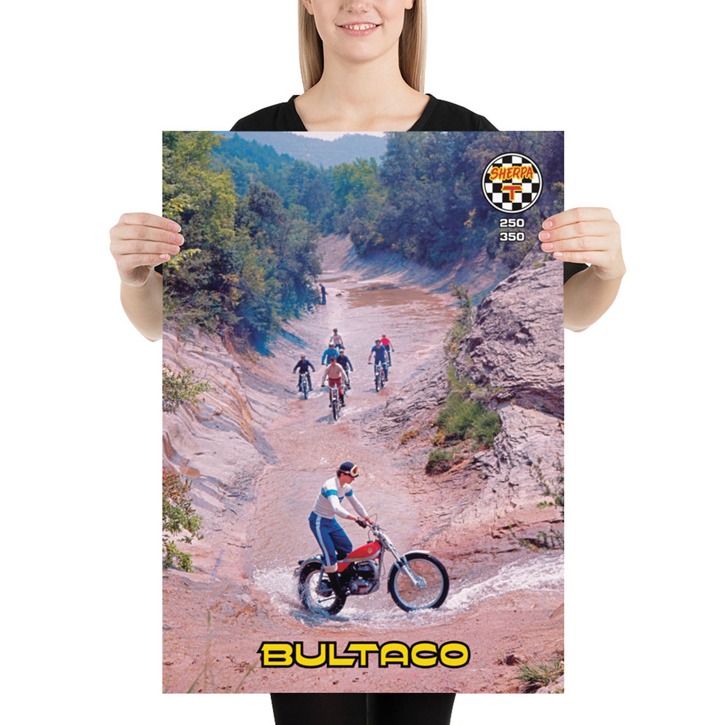 [532] SHERPA T · Bultaco Sherpa T · Póster mate 50x70 cm · BASIC