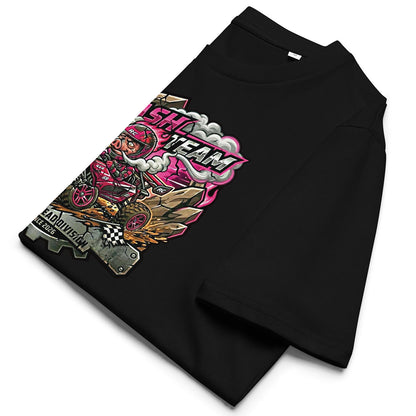 [534] RC CRASH TEAM · Camiseta m/corta · MEDIUM · Unisex · Black