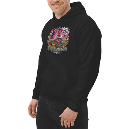 [535] RC CRASH TEAM · Sudadera capucha · BASIC · Unisex · Black