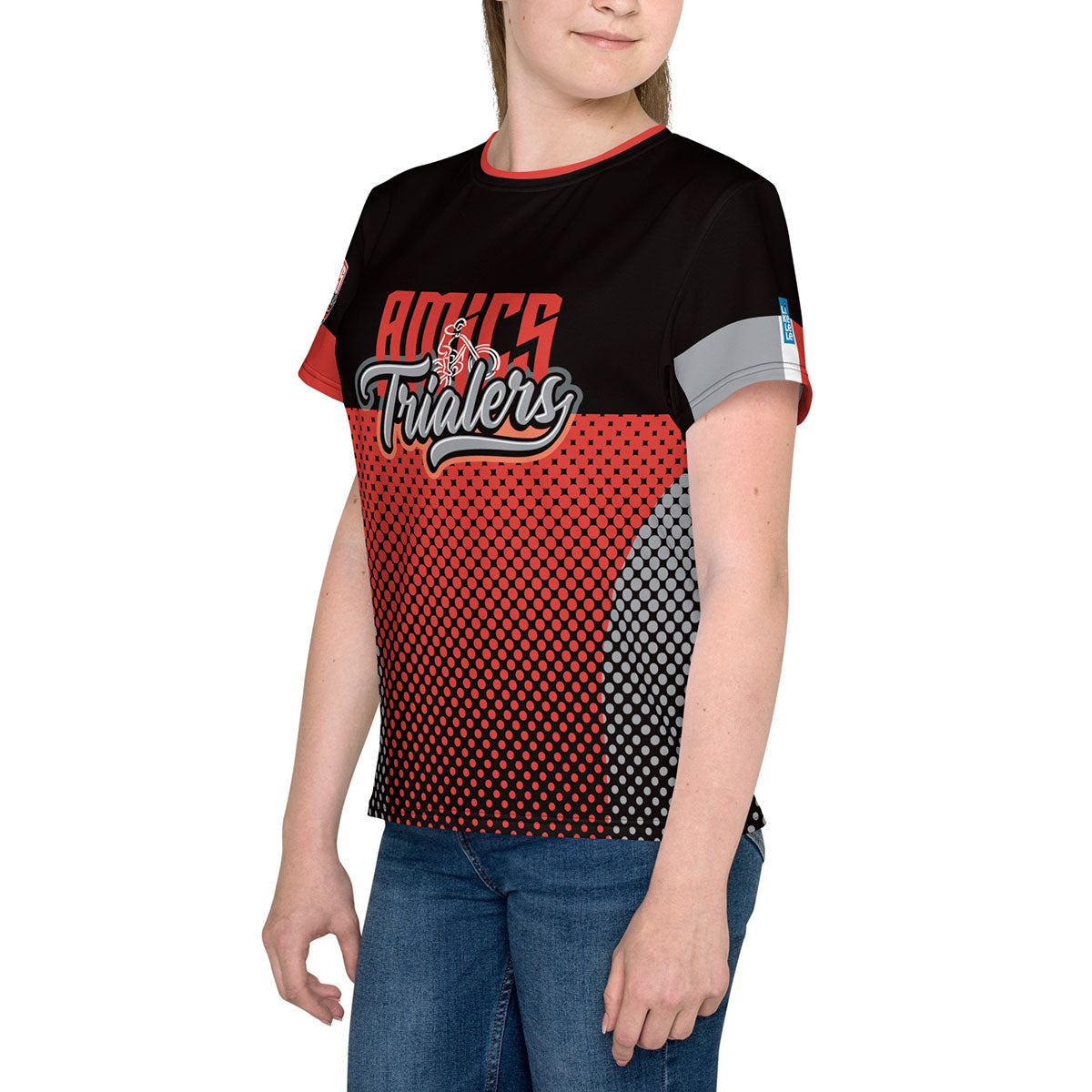 AMICS TRIALERS · Camiseta m/corta·Adolescente/Unisex · Premium·Full Print-362x5ipi