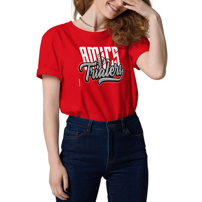 AMICS TRIALERS · Camiseta m/corta·Mujer/Unisex · Medium·Red-357b2f