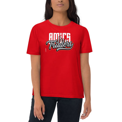AMICS TRIALERS · Camiseta m/corta·Mujer/Unisex · Medium·Red-357b2f