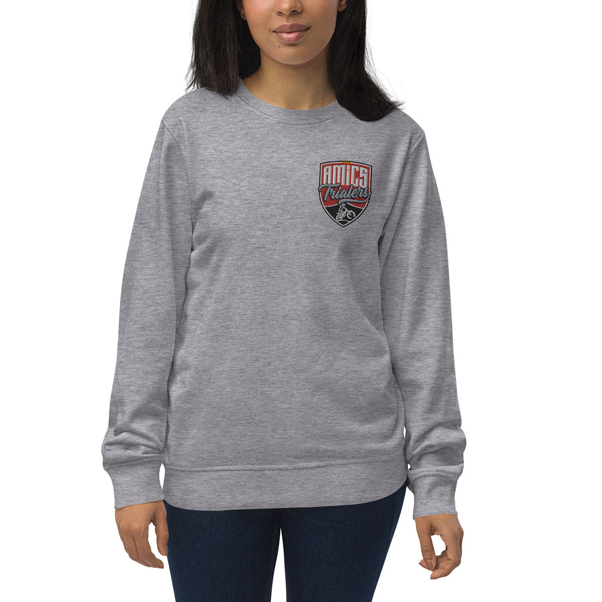 AMICS TRIALERS · Sudadera·Mujer/Unisex · Medium·Grey Melange-349a2f