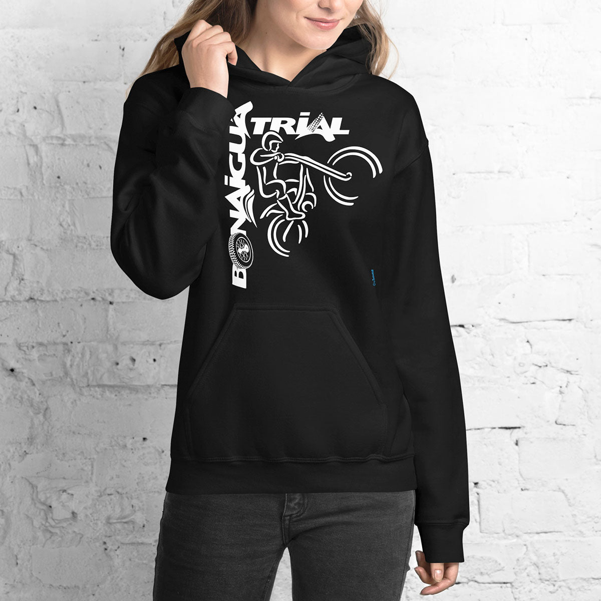 BONAIGUA TRIAL · Sudadera capucha·Mujer/Unisex · Basic·Black-394c2f