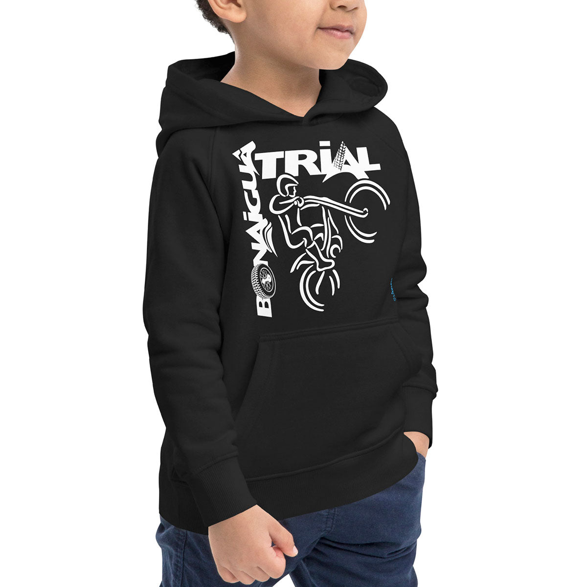 BONAIGUA TRIAL · Sudadera capucha·Niño · Medium·Black-395c3f