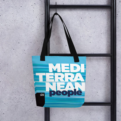 LIKELELE world · Bolso 39x39 MEDITERRANEAN PEOPLE·Mujer/Unisex · Premium·Full Print-329x2ipi