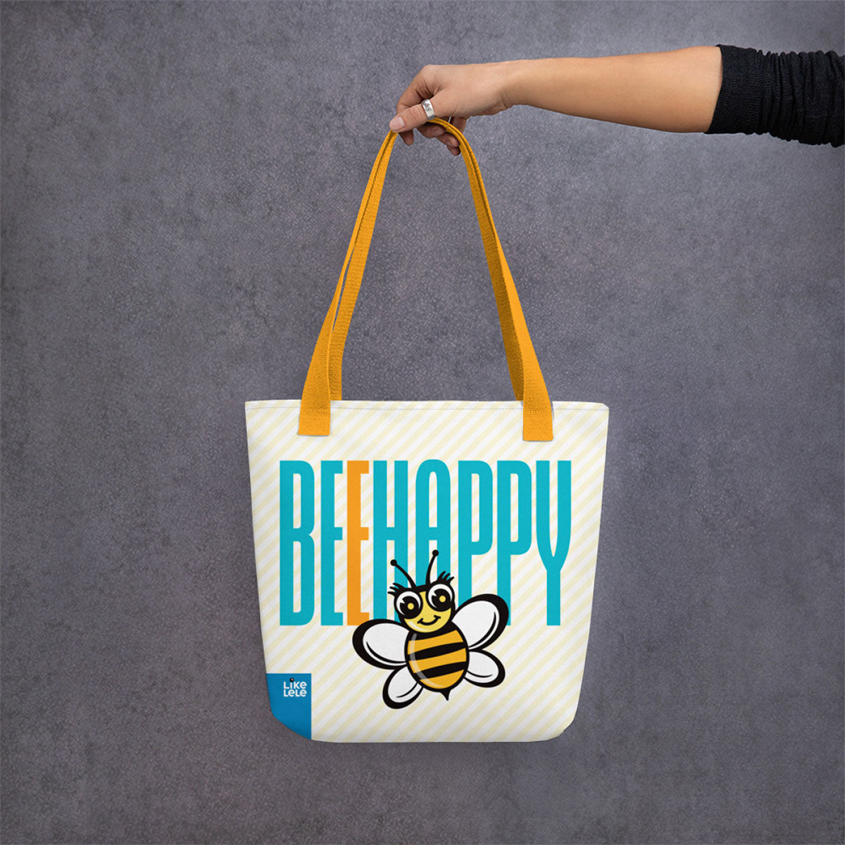 LIKELELE world · Bolso 39x39 BEE HAPPY·Mujer/Unisex · Premium·Full Print-324x2ipi
