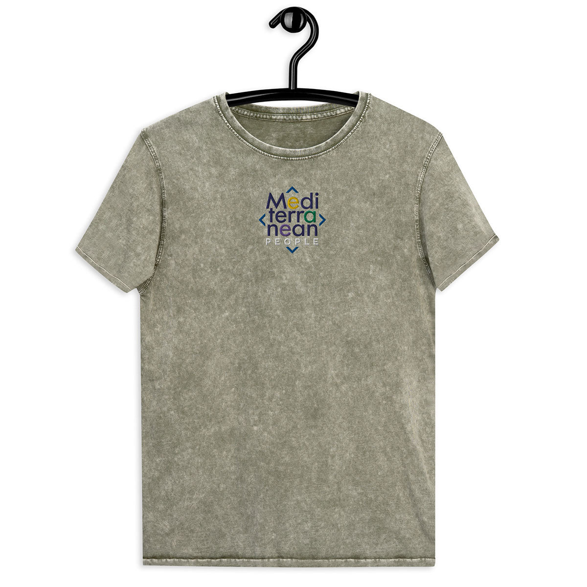 LIKELELE world · Camiseta m/corta·MEDITERRANEAN PEOPLE·Hombre/Unisex · Medium·Dark Army Green-373b1f