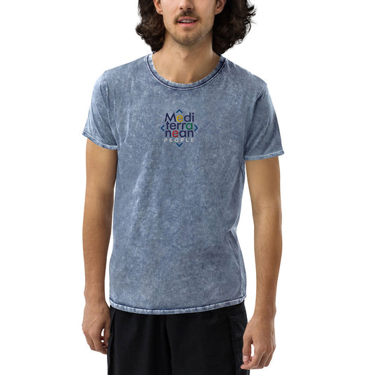 LIKELELE world · Camiseta m/corta·MEDITERRANEAN PEOPLE·Hombre/Unisex · Medium·Denim Blue-377b1f