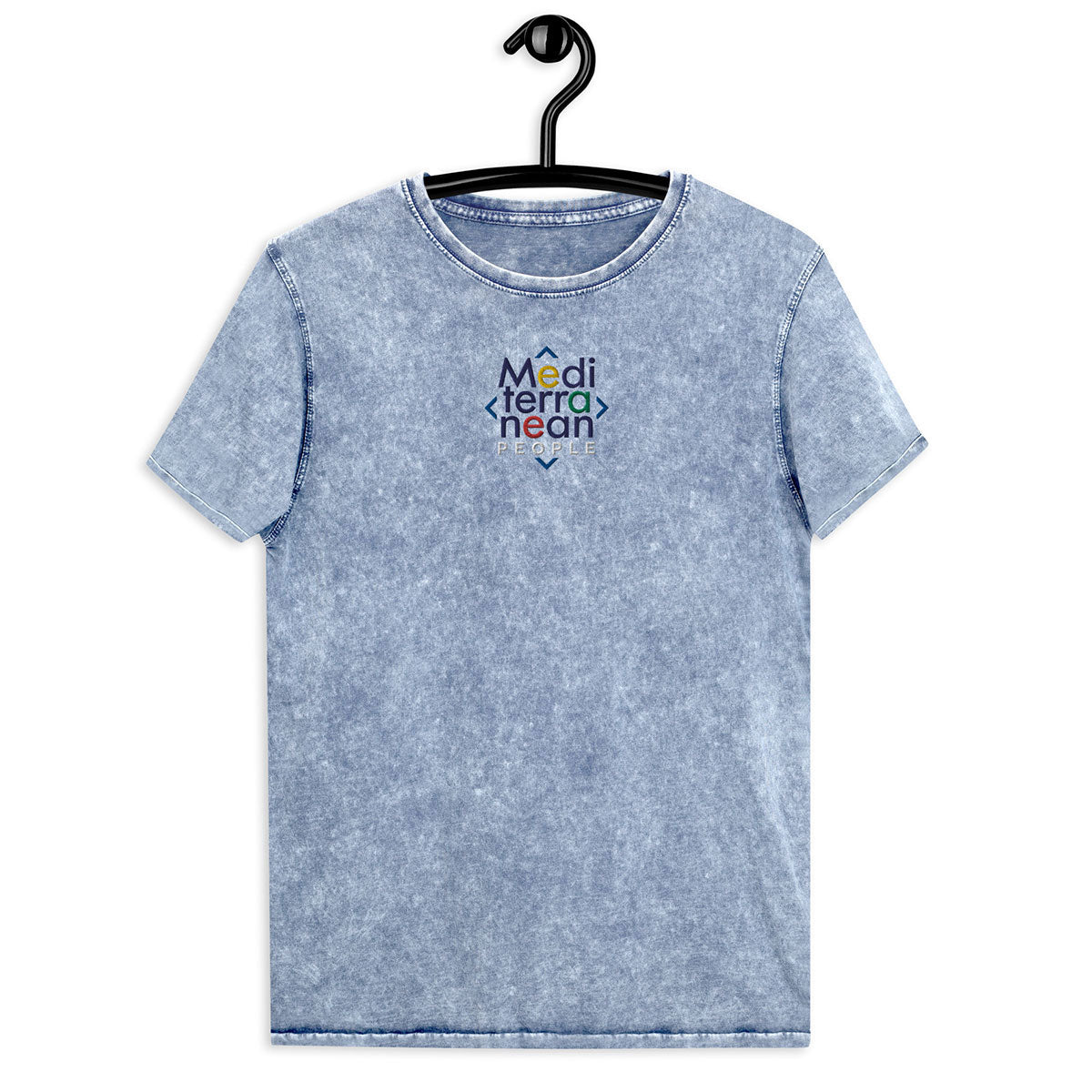 LIKELELE world · Camiseta m/corta·MEDITERRANEAN PEOPLE·Hombre/Unisex · Medium·Denim Blue-377b1f