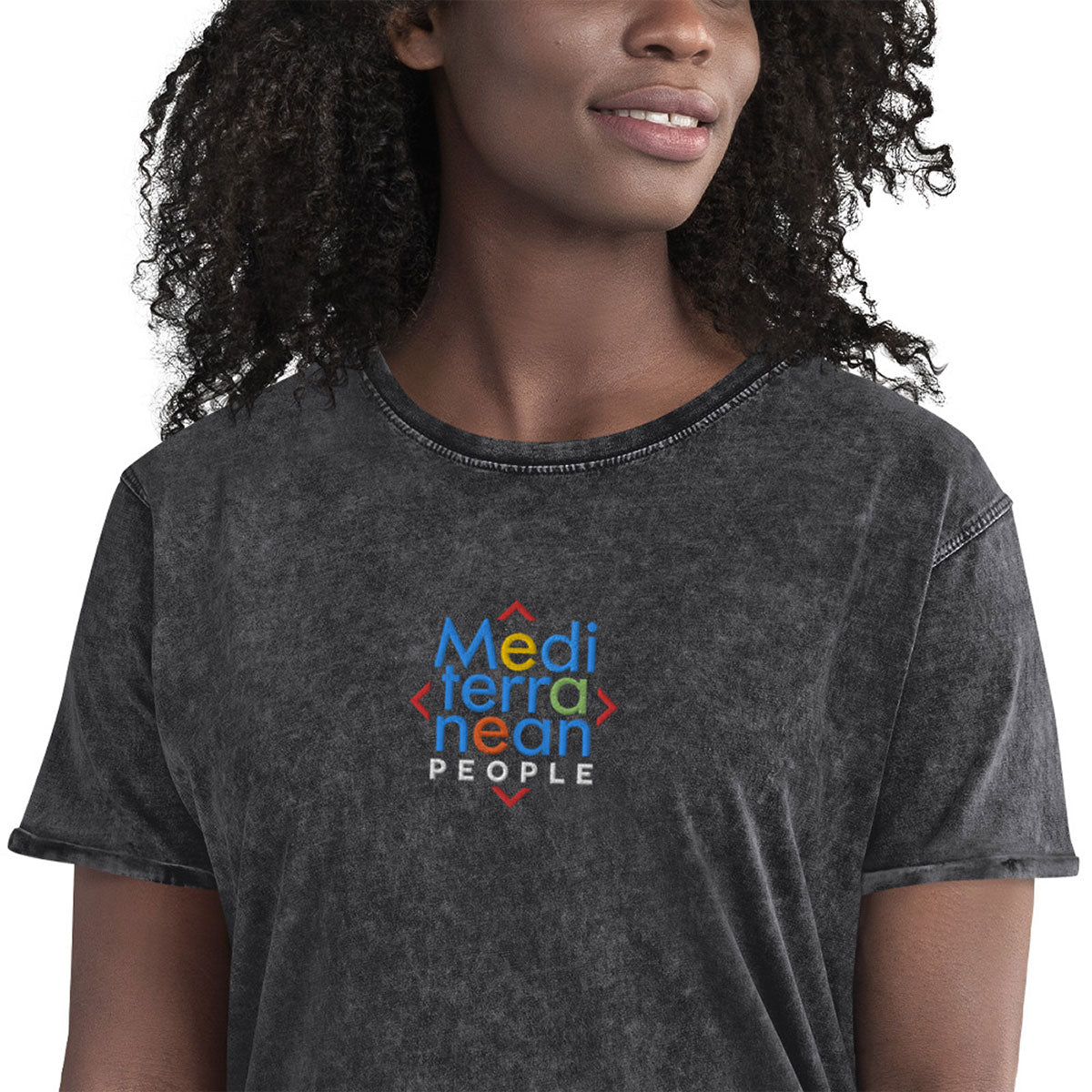 LIKELELE world · Camiseta m/corta·MEDITERRANEAN PEOPLE·Mujer/Unisex · Medium·Black-372c2f