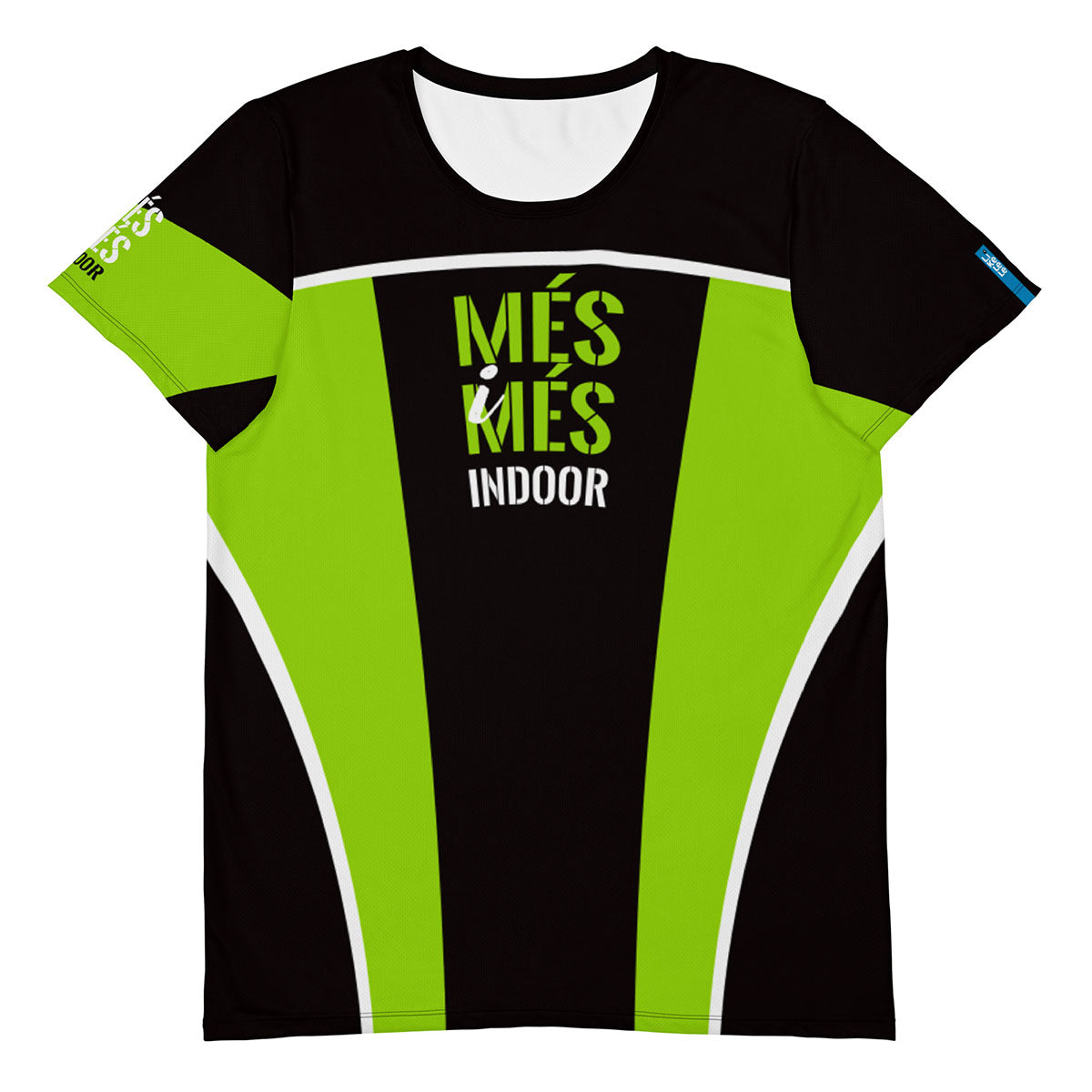 MÉS i MÉS INDOOR · Camiseta deportiva m/corta·Hombre · Premium·Full Print-255x1ipi