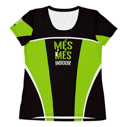 MÉS i MÉS INDOOR · Camiseta deportiva m/corta·Mujer · Premium·Full Print-256x2ipi