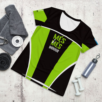 MÉS i MÉS INDOOR · Camiseta deportiva m/corta·Mujer · Premium·Full Print-256x2ipi