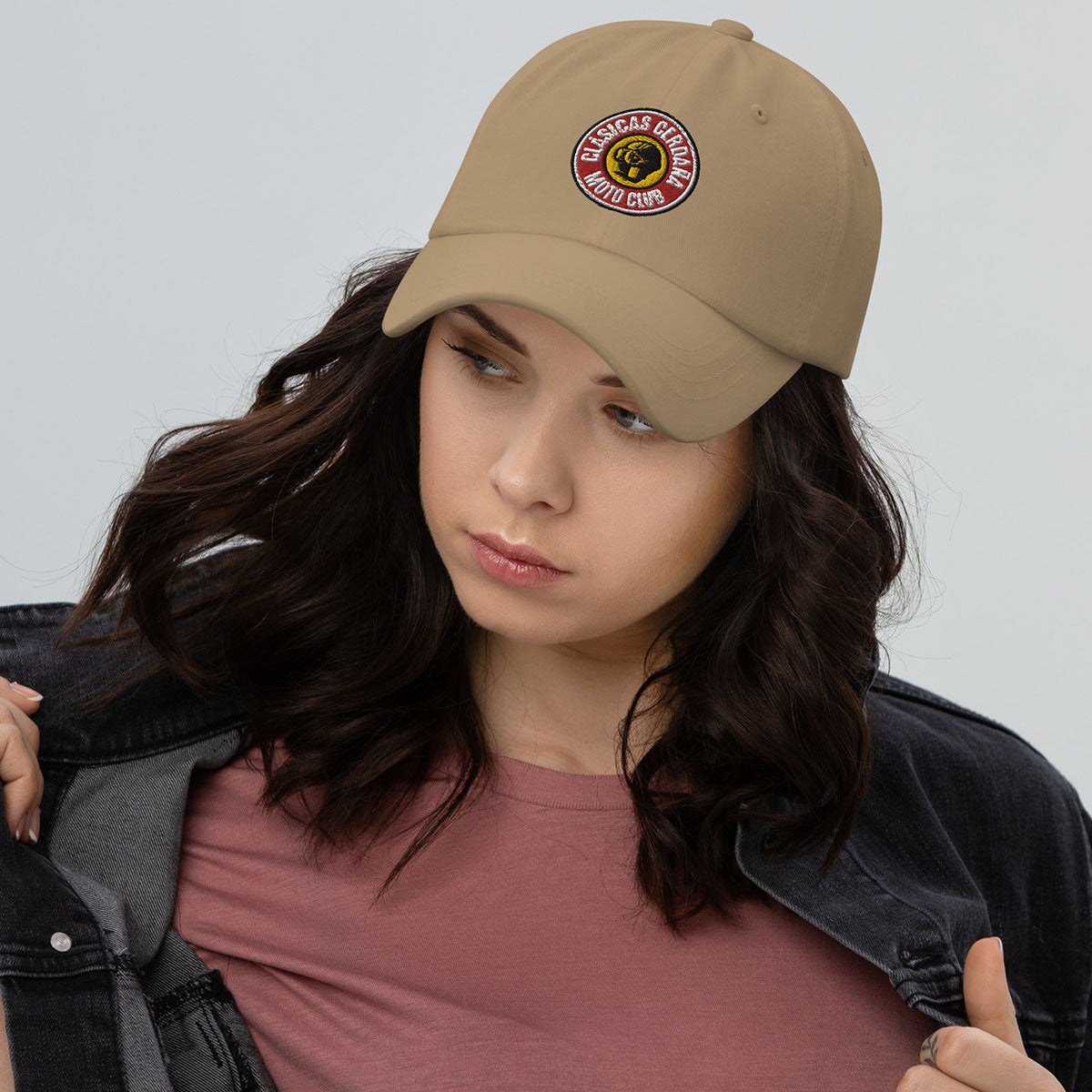 MOTO CLUB CLÁSICAS CERDAÑA · Gorra Béisbol·Unisex · Basic·Khaki-416b4fd