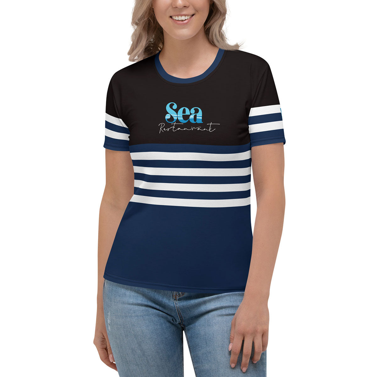 SEA RESTAURANT · Camiseta m/corta·Mujer · Premium·Full Print-254x2ipi