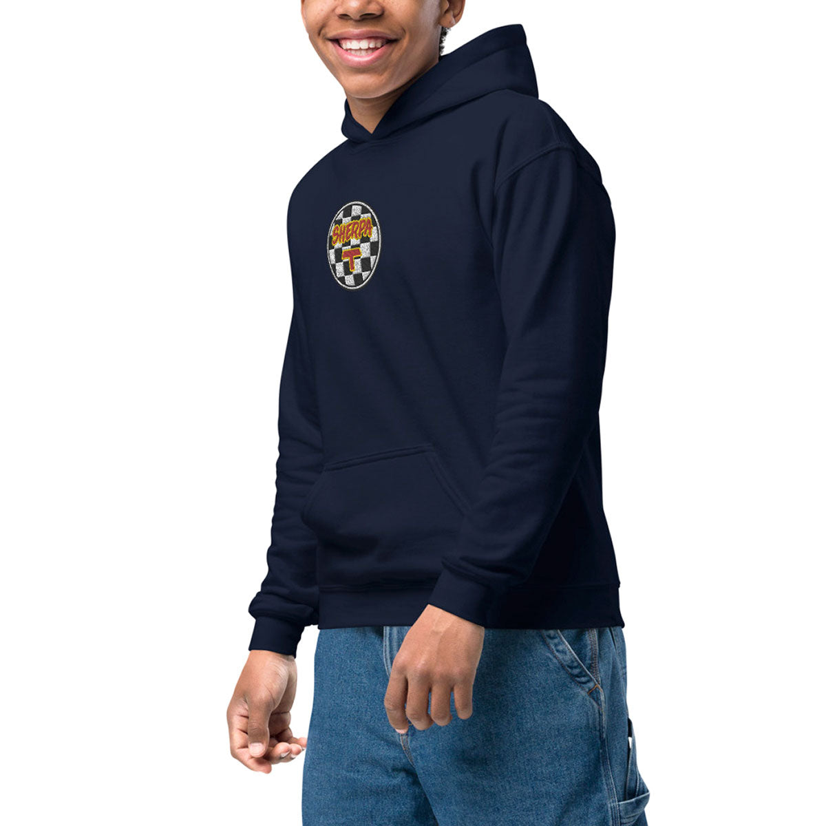 SHERPA T · Sudadera capucha·Niño · BASIC·Navy-434c3f