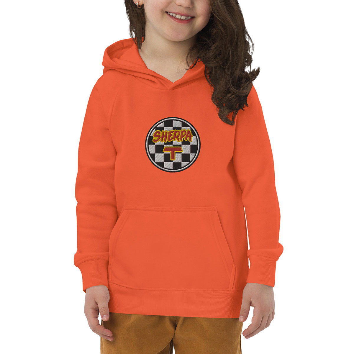 SHERPA T · Sudadera capucha·Niño · MEDIUM·Burnt Orange-436b3f