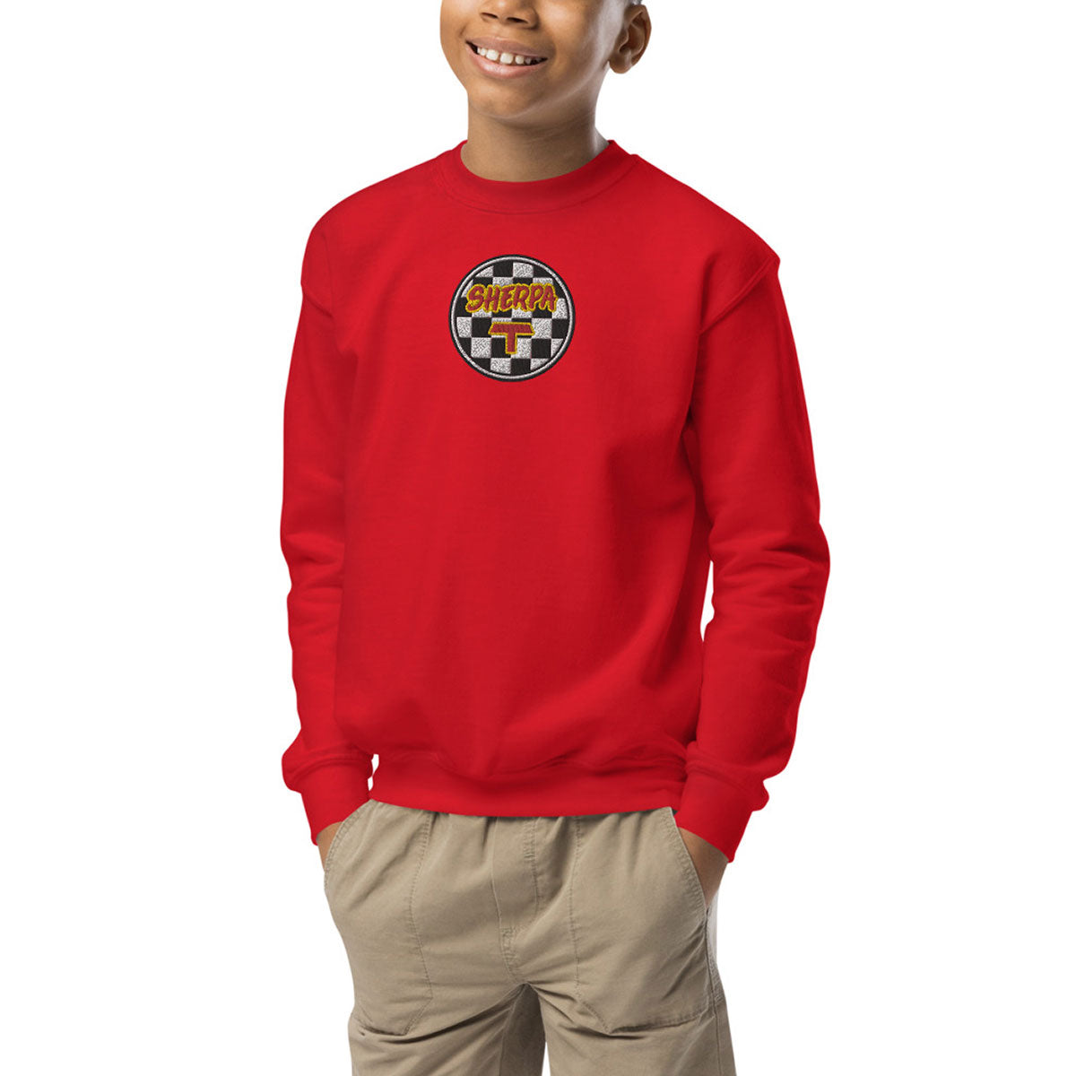 SHERPA T · Sudadera·Niño · BASIC·Red-432b3f