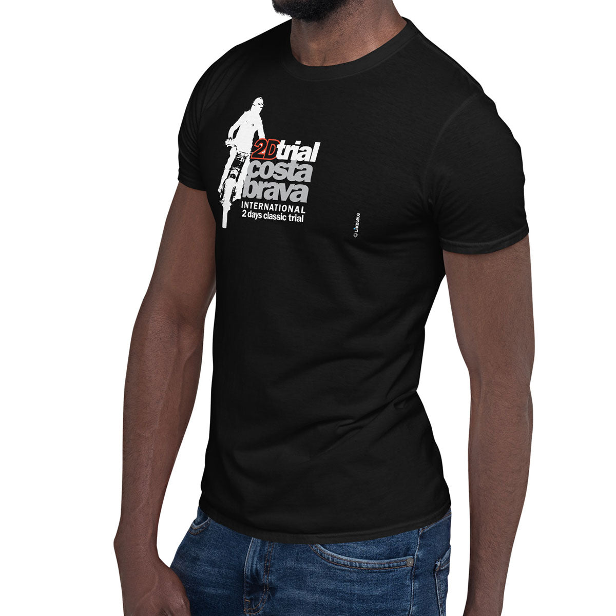 2D TRIAL COSTA BRAVA · Camiseta m/corta·Hombre/Unisex · Basic·Negro-129c1