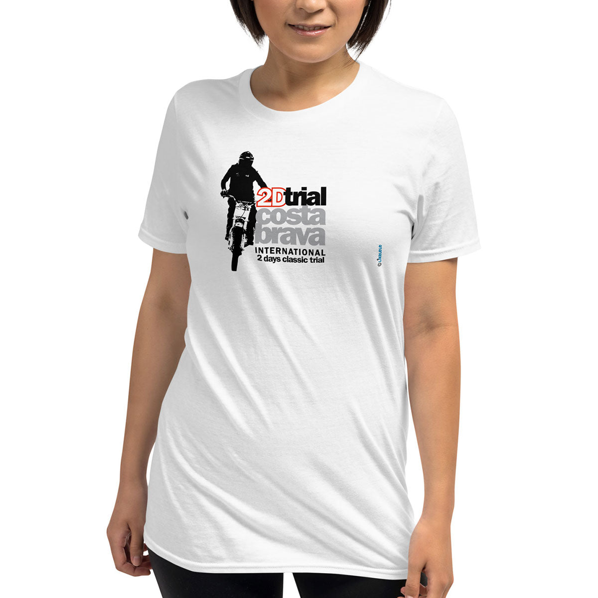 2D TRIAL COSTA BRAVA · Camiseta m/corta·Mujer/Unisex · Basic·Blanco-129a2