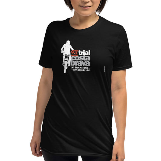 2D TRIAL COSTA BRAVA · Camiseta m/corta·Mujer/Unisex · Basic·Negro-129c2