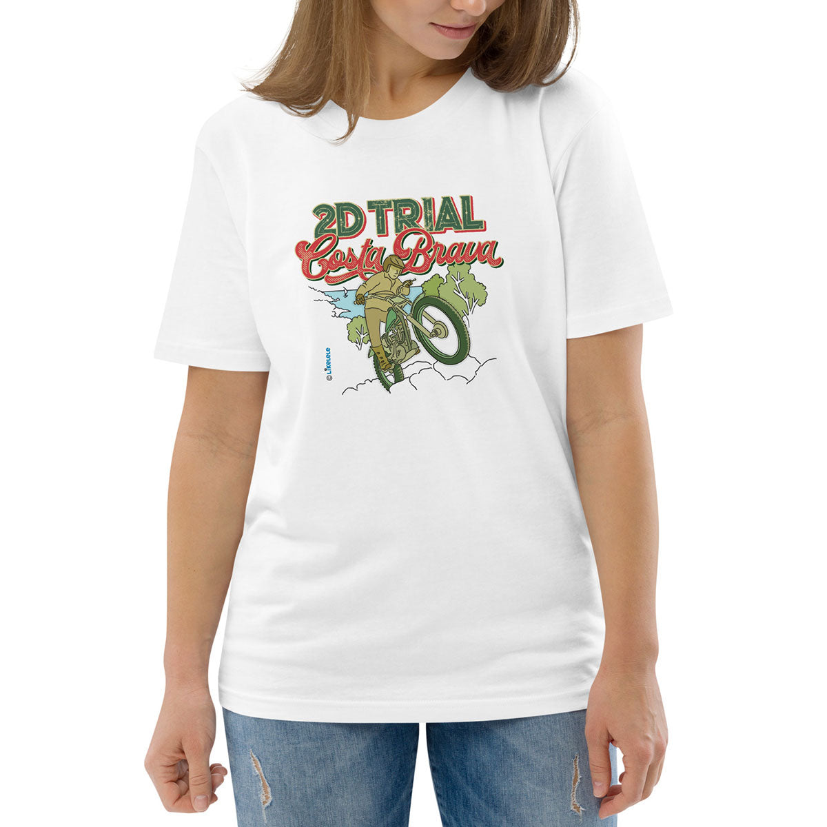 2D TRIAL COSTA BRAVA · Camiseta m/corta·Mujer/Unisex · Medium·Blanco-132a2