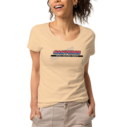 BANYERES TRIAL RACING PARTS · Camiseta m/corta·cuello ancho·Mujer · Medium·Arena-154a