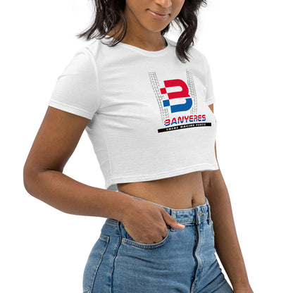 BANYERES TRIAL RACING PARTS · Crop Top m/corta·Mujer · Medium·Blanco-151a