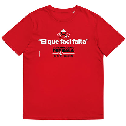 CONSTRUCCIONS PEP SALA · Camiseta m/corta·Hombre/Unisex · Medium·Rojo-145b1