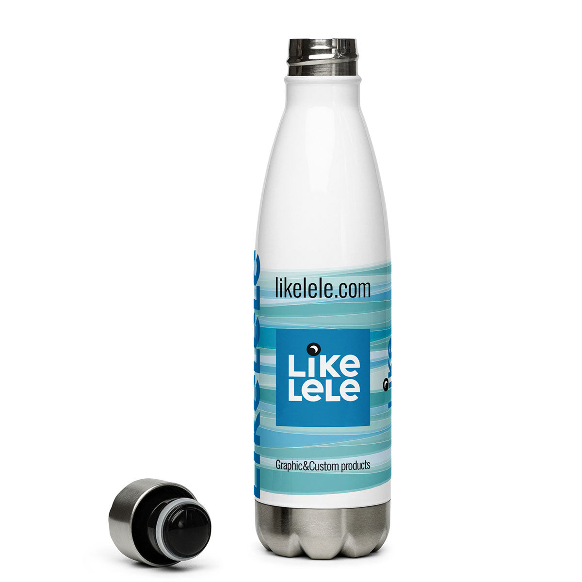 LIKELELE world · Botella/Termo inox 50cl · Premium·Blanco-165x