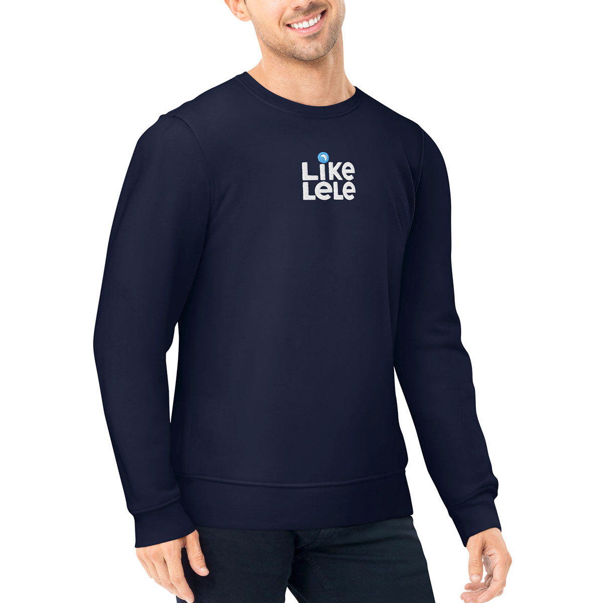 LIKELELE world · Sudadera·Hombre/Unisex · Medium·French Navy-226c1f