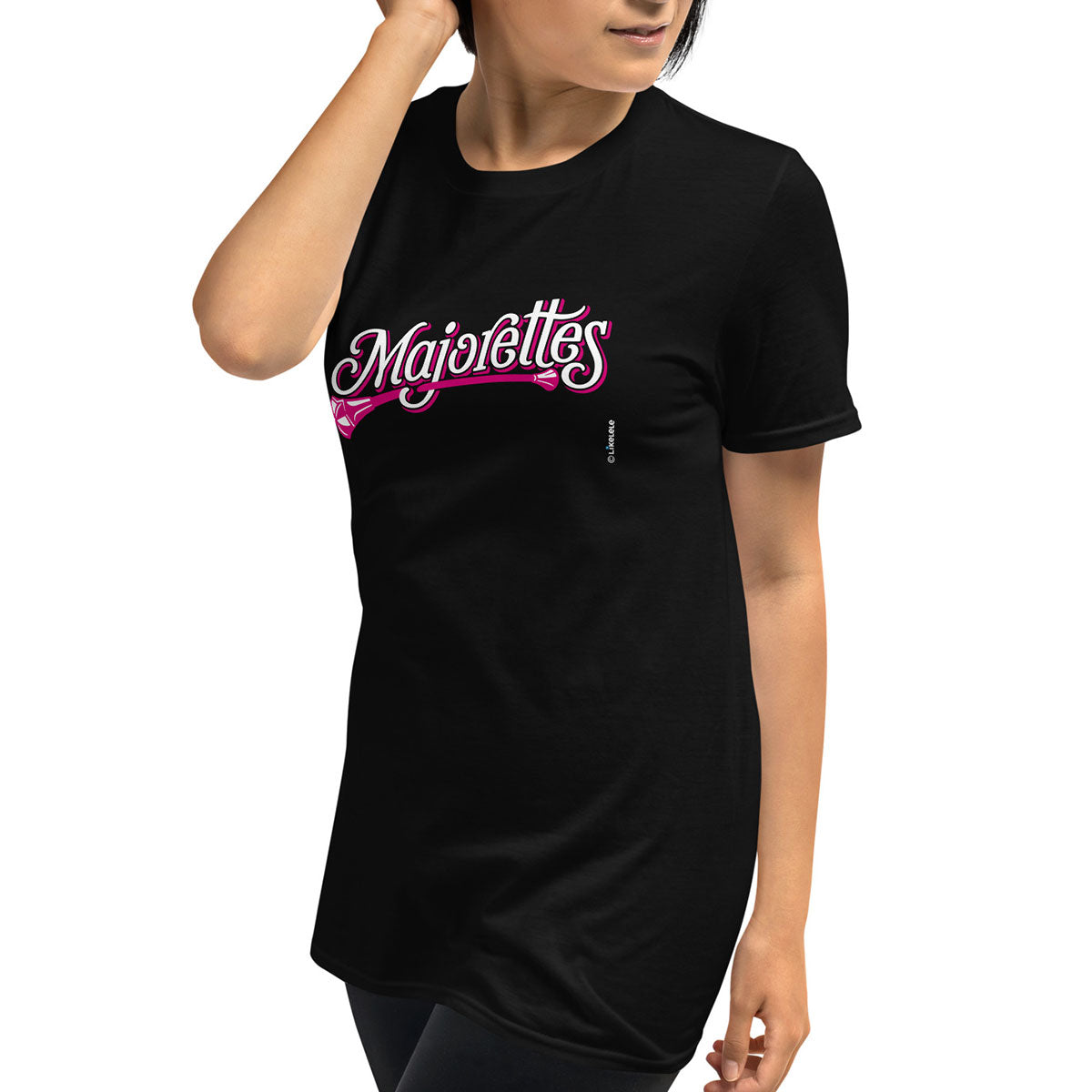 MAJORETTES · Camiseta m/corta·Mujer/Unisex · Basic·Negro-119c