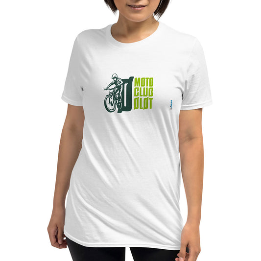 MOTO CLUB OLOT · Camiseta m/corta·Mujer/Unisex · Basic·Blanco-125a2