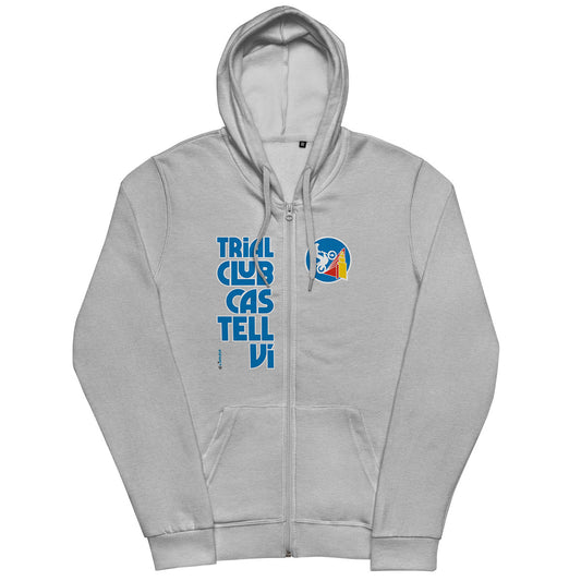 TRIAL CLUB CASTELLVÍ · Sudadera capucha y cremallera·Mujer/Unisex · Medium·Gris1-194a2f