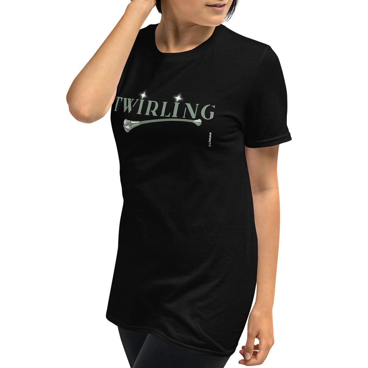 TWIRLING · Camiseta m/corta·Mujer/Unisex · Basic·Negro-116c