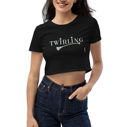 TWIRLING · Crop Top m/corta·Mujer · Medium·Negro-113c